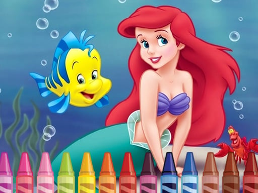 Little Mermaid Coloring Images